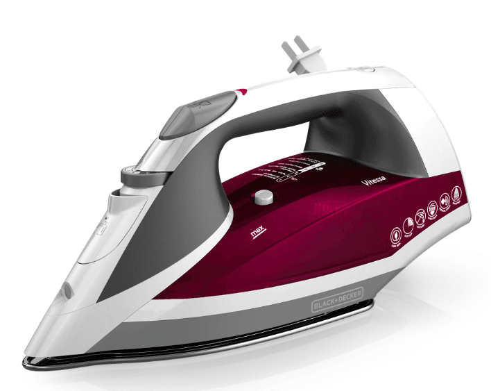 Black and Decker Vitessa Advanced Steam Cord Reel Iron User Manual-main image 1