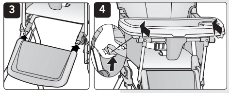 Cosco Simple Fold High Chair -4