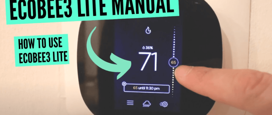 Ecobee3 Lite Smart Wi-Fi Thermostat User Guide | ManualsLibraryy