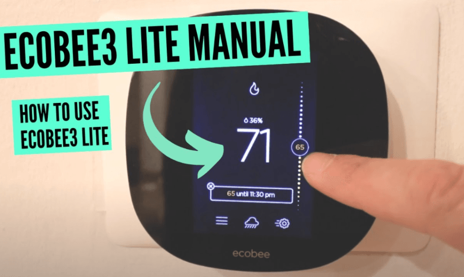 Ecobee3 Lite Smart Wi-Fi Thermostat User Guide | ManualsLibraryy