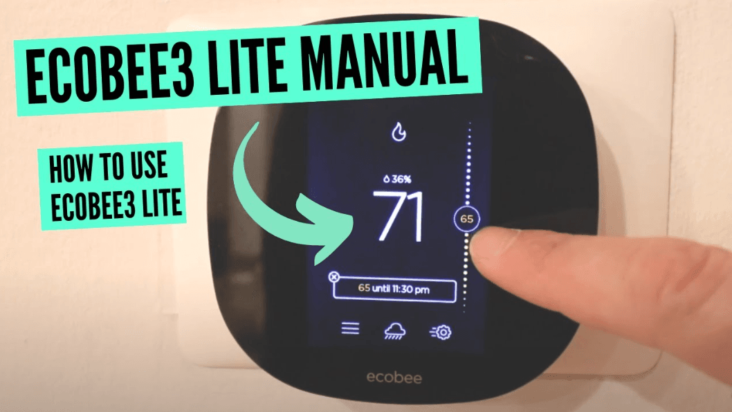 Ecobee3 Lite Smart Wi-Fi Thermostat User Guide