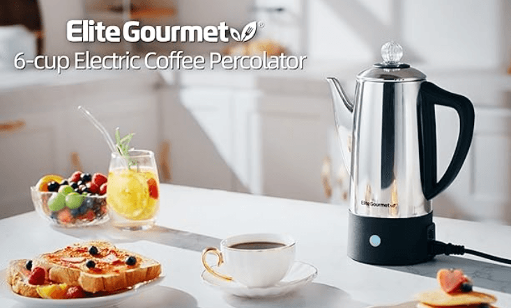 Elite Gourmet EC812 12-Cup Coffee Percolator Instructions Manual