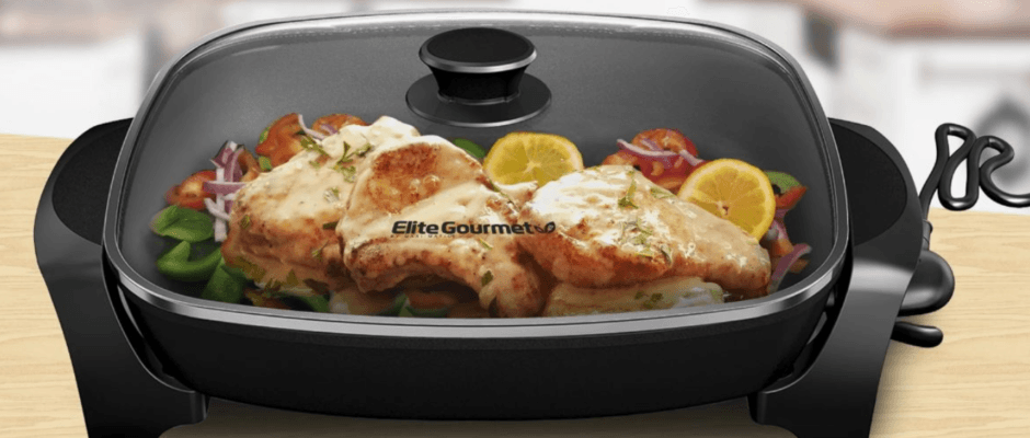 Elite Gourmet EG-6203 Heavy Duty Nonstick Electric Skillet feature image