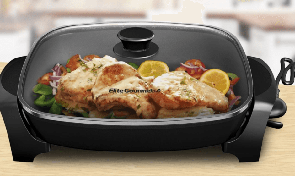 Elite Gourmet EG-6203 Heavy Duty Nonstick Electric Skillet Instructions Elite Gourmet EG-6203 Heavy Duty Nonstick Electric Skillet feature image