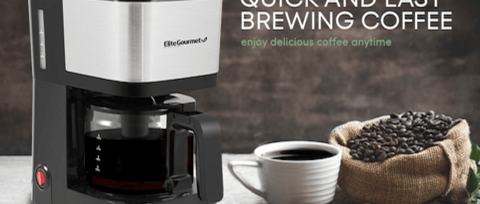 Elite Gourmet EHC9420 5-Cup Automatic Brew & Drip Coffee Maker featured image