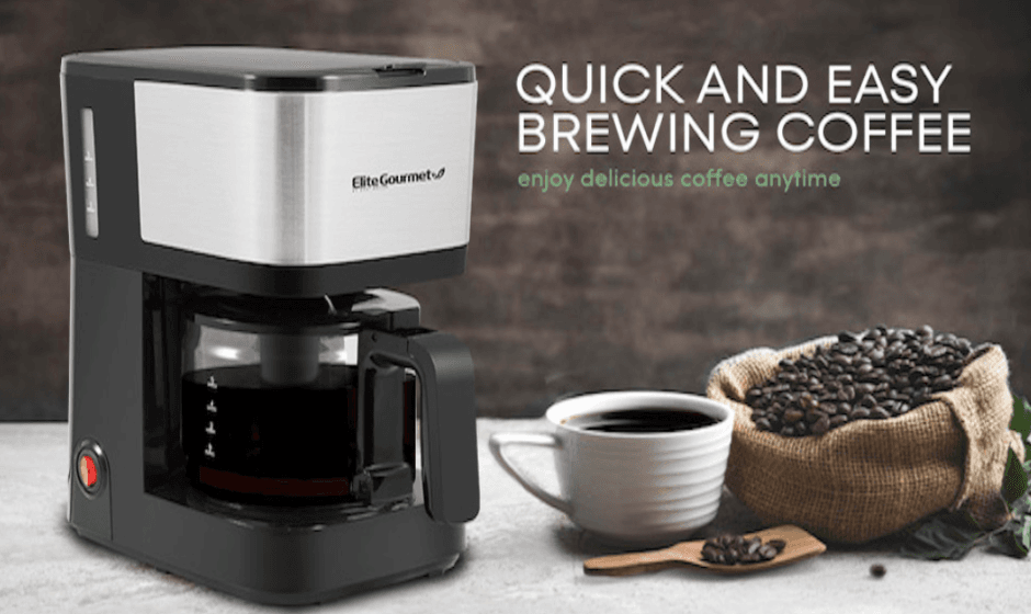 Elite Gourmet EHC9420 5-Cup Automatic Brew & Drip Coffee Maker featured image