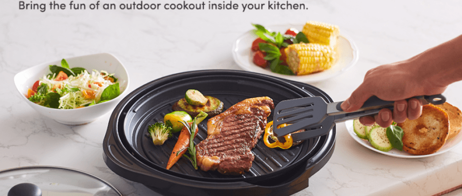Elite Gourmet EMG1100 Electric Indoor Nonstick Grill featured image