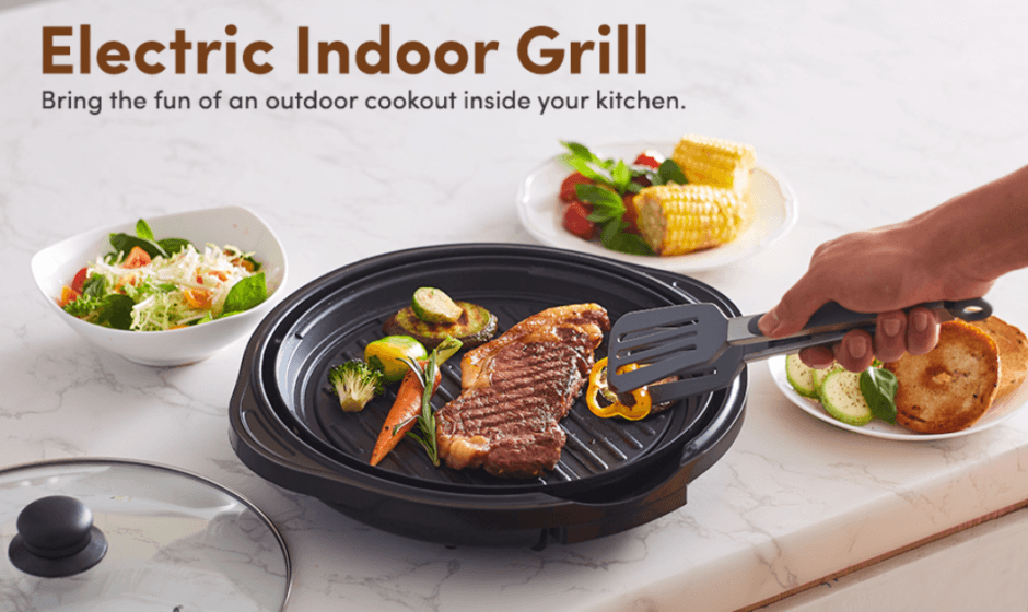 Elite Gourmet EMG1100 Electric Indoor Nonstick Grill featured image