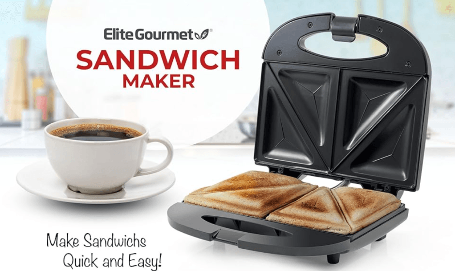 Elite Gourmet ESM-2207 Sandwich Panini Maker Featured image