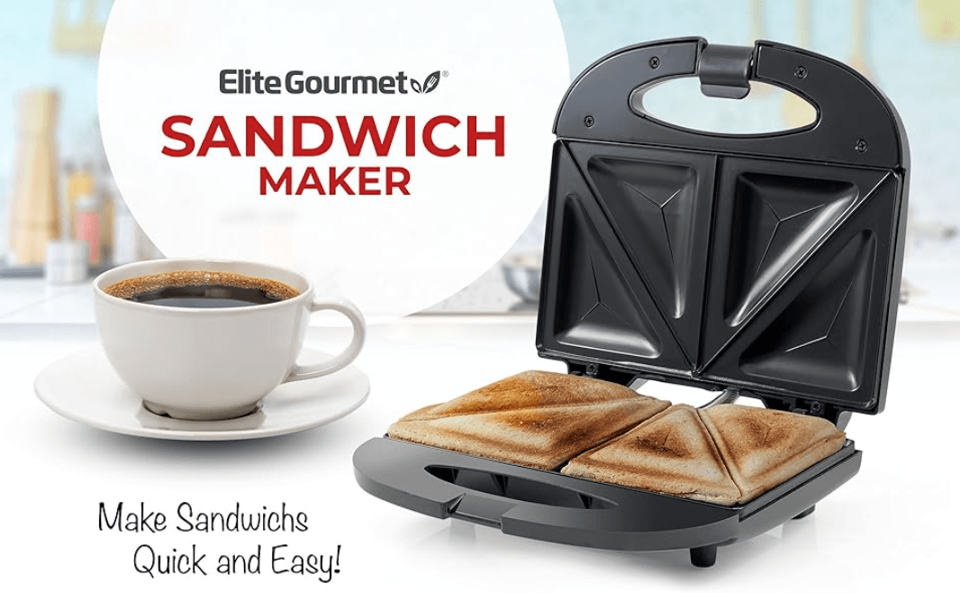 Elite Gourmet ESM-2207 Sandwich Panini Maker User Manual