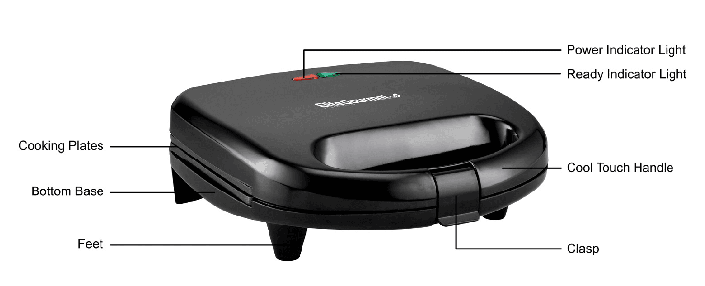 Elite Gourmet EWM-2207 Belgian Waffle Maker 1