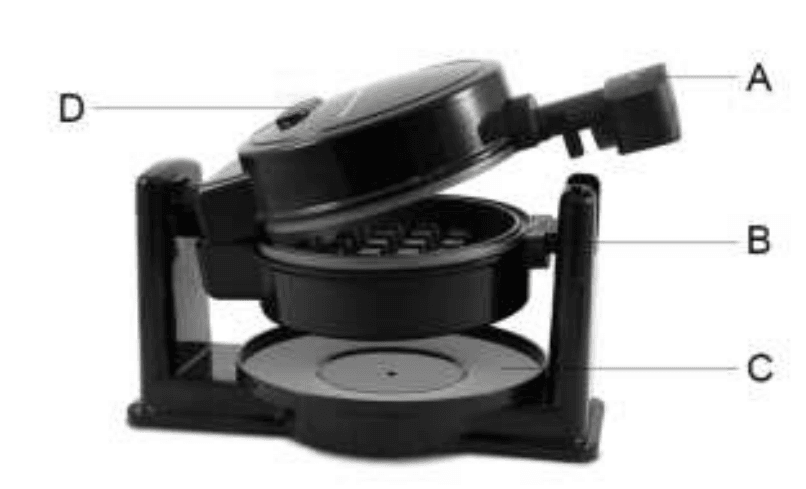 Elite Gourmet EWM460 Rotating Flip Belgian Waffle 1