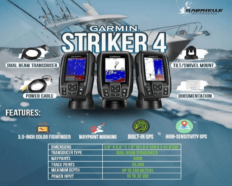 Garmin Striker Plus 4 with Dual-Beam transducer User Manual