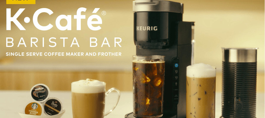 Keurig K-Cafe Barista Bar Single Serve Coffee Maker-feat