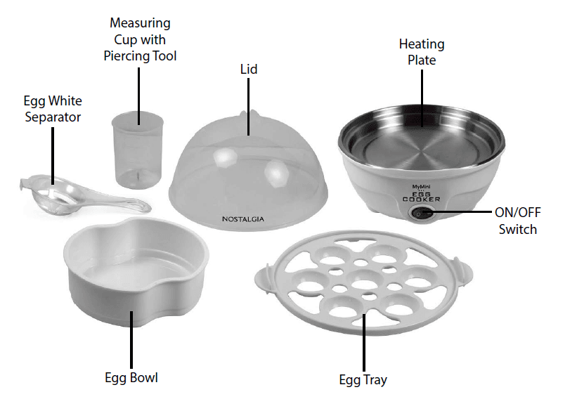 Nostalgia MyMini Premium 7-Egg Cooker-1