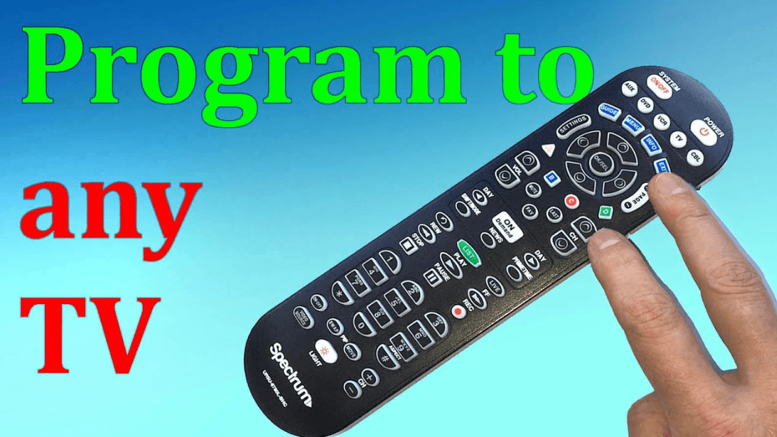 Spectrum URC1160 Remote Control User Guide