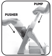 Starfrit Pump N Slice Chopper and Slicer -9