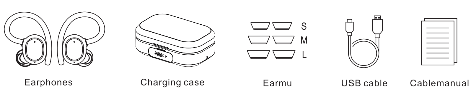TikSounds Q25 Wireless Stereo Sports Earbuds User Manual | ManualsLibraryy
