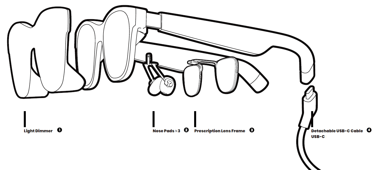 Xreal Air 2 Pro AR Glasses User Guide-3