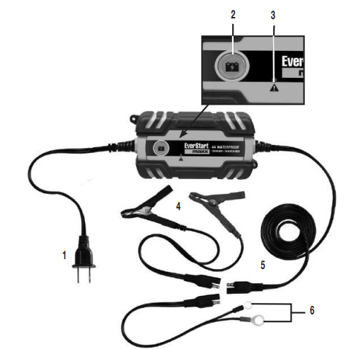 EverStart Maxx BC4WE 4 Amp 12v automotive Battery Charger User Manual EverStart Maxx BC4WE 4 Amp 12v automotive Battery Charger-1