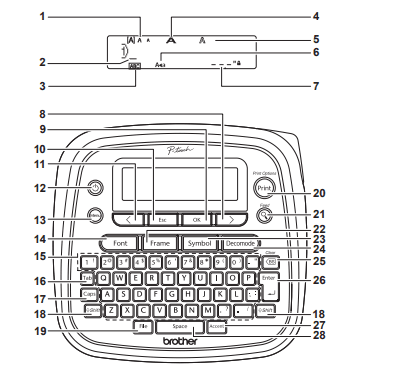 Brother PT-D200 Easy-to-Use Label Maker User Guide Brother PT-D200 Easy-to-Use Label Maker User Guide-5