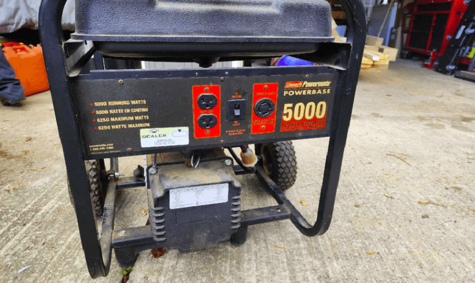 Coleman Powermate Powerbase 5000 ER Electric Generator User Manual | ManualsLibraryy