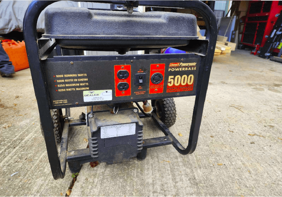 Coleman Powermate Powerbase 5000 ER Electric Generator User Manual