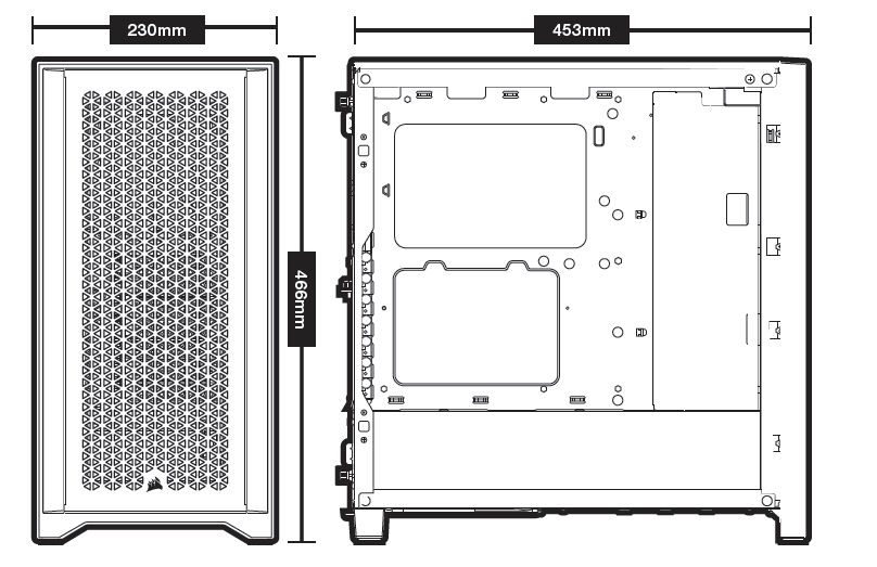 Corsair 4000D AirFlow Mid-Tower PC Gaming Case-1