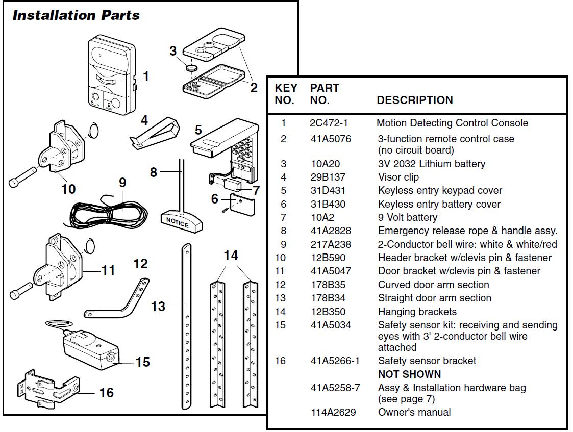 Craftsman 1395399 Garage Door Opener Owners Manual Craftsman 1395399 Garage Door Opener Owners Manual-eighteen