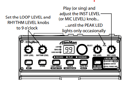 DigiTech JamMan Looper Phrase Sampler User Manual-4