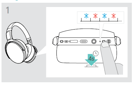 Epos Sennheiser Adapt 360 Over-Ear Bluetooth Headset 18