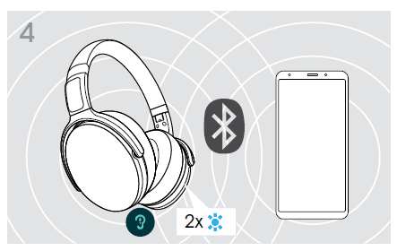 Epos Sennheiser Adapt 360 Over-Ear Bluetooth Headset 21