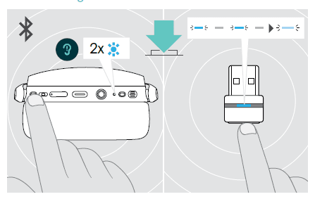 Epos Sennheiser Adapt 360 Over-Ear Bluetooth Headset 55
