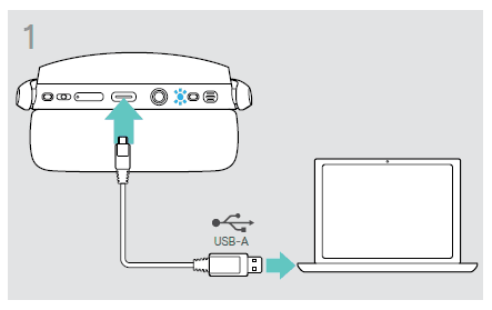 Epos Sennheiser Adapt 360 Over-Ear Bluetooth Headset 61