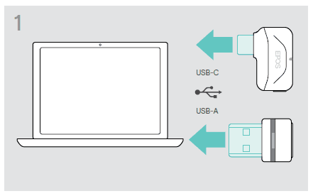 Epos Sennheiser Adapt 360 Over-Ear Bluetooth Headset 62