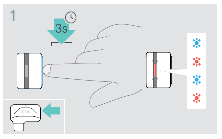 Epos Sennheiser Adapt 360 Over-Ear Bluetooth Headset 67