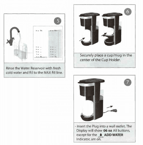 Farberware FW12 Touch K-Cup Single Serve Coffee Maker Manual-7