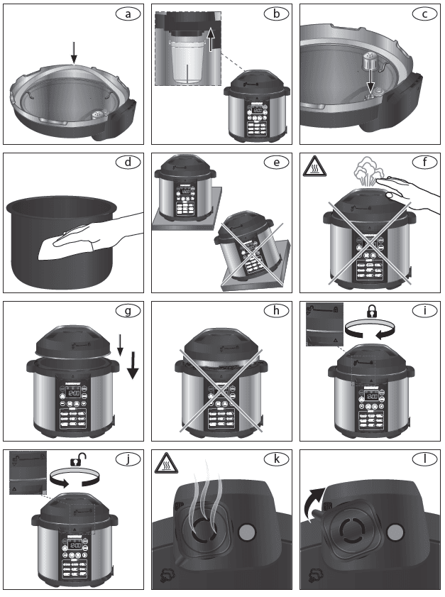 Farberware WM-CS6004W Programmable Pressure Cooker Manual-3