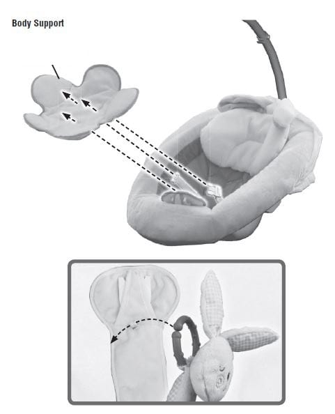 Fisher-Price V0099 My Snugabunny Cradle Swing 20