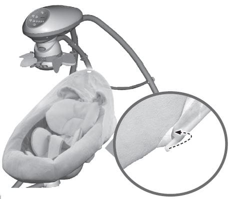 Fisher-Price V0099 My Snugabunny Cradle Swing 22
