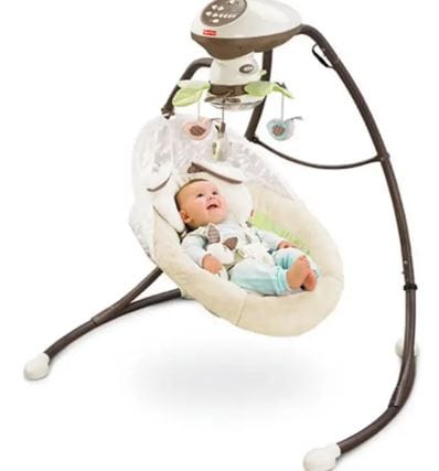 Fisher-Price V0099 My Snugabunny Cradle Swing PRODUCT IMAGE