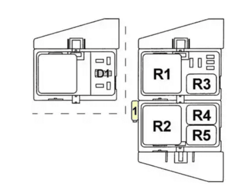 Ford F-150 Fuse box diagram and Location 3