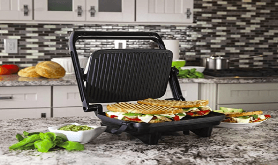 Hamilton Beach Panini Press Sandwich Maker User Manual-feat