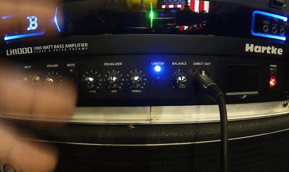 Hartke LH1000 Bass Amplifier Head User Manual-feat