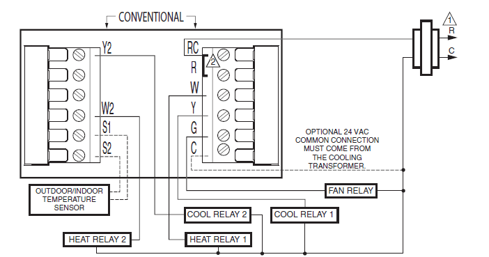 Honeywell TH8320U Touch Screen Programmable Thermostat Installation Manual-10