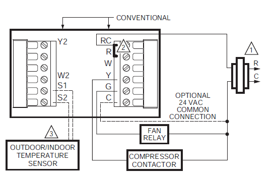Honeywell TH8320U Touch Screen Programmable Thermostat Installation Manual-11 