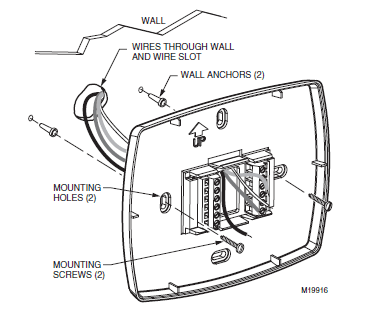 Honeywell TH8320U Touch Screen Programmable Thermostat Installation Manual-2