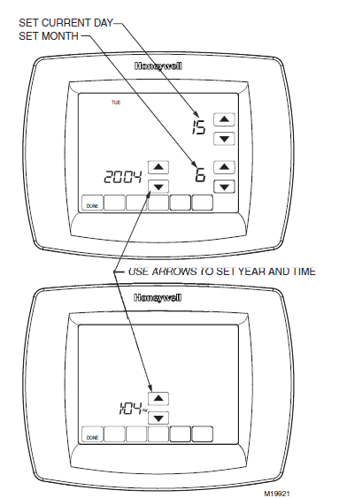 Honeywell TH8320U Touch Screen Programmable Thermostat Installation Manual-20