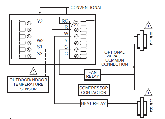 Honeywell TH8320U Touch Screen Programmable Thermostat Installation Manual-6