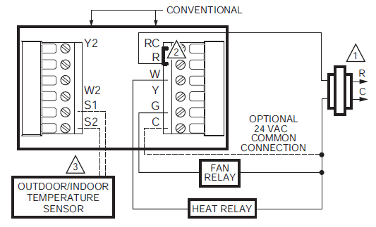 Honeywell TH8320U Touch Screen Programmable Thermostat Installation Manual-8
